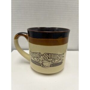 Vintage 1986 Hardee's Rise and Shine Homemade Biscuits Coffee Cup‎